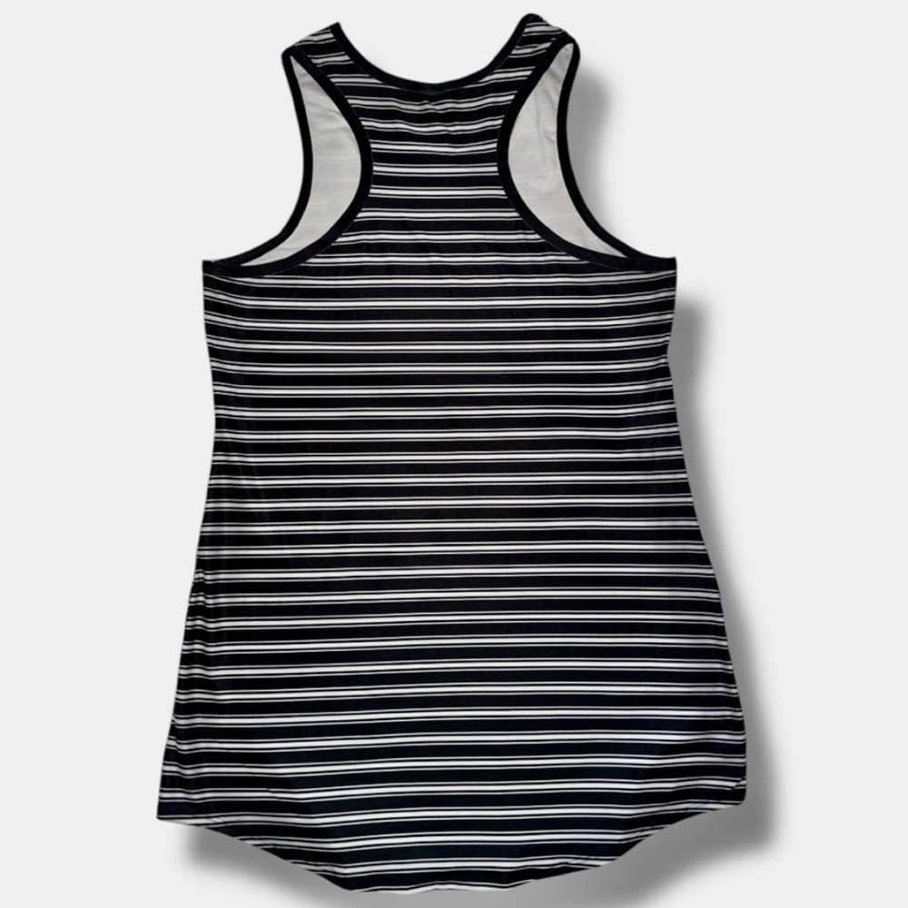 Western Michigan University Broncos Black & White Striped Mini Tank Dress NWOT - Picture 14 of 16